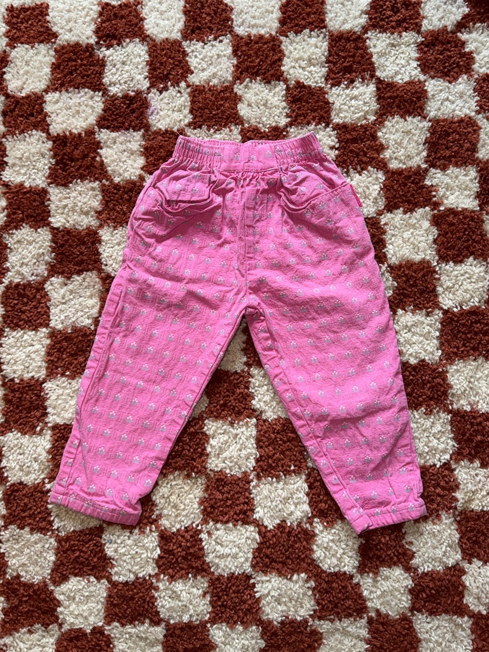 Vintage Oshkosh Pink Floral Pants